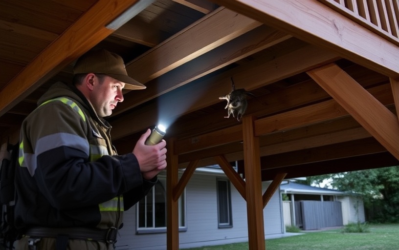 Under Deck Possum Removal in Yallambie